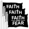 G128 3 Pack: Faith over Fear Flag | 3x5 Ft | LiteWeave Pro Series Printed 150D Polyester | Indoor/Outdoor, Vibrant Colors, Brass Grommets